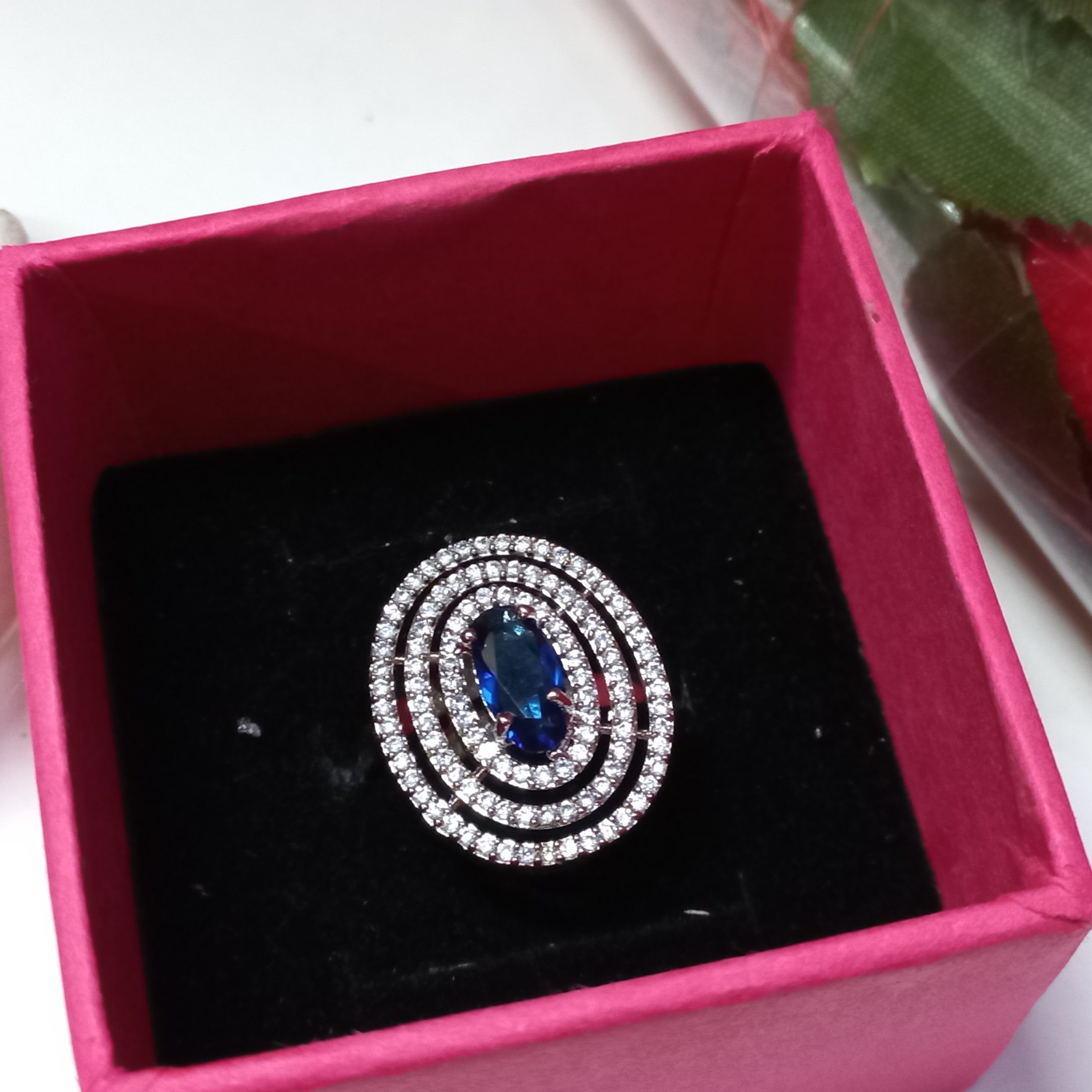 American diamond ring rosegold | Diamond ring, Diamond, American diamond