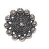 Stylish Round Oxidised Silver Finger Ring for Women and Girls