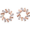 CZ Western Small Rose Gold Stud Earring